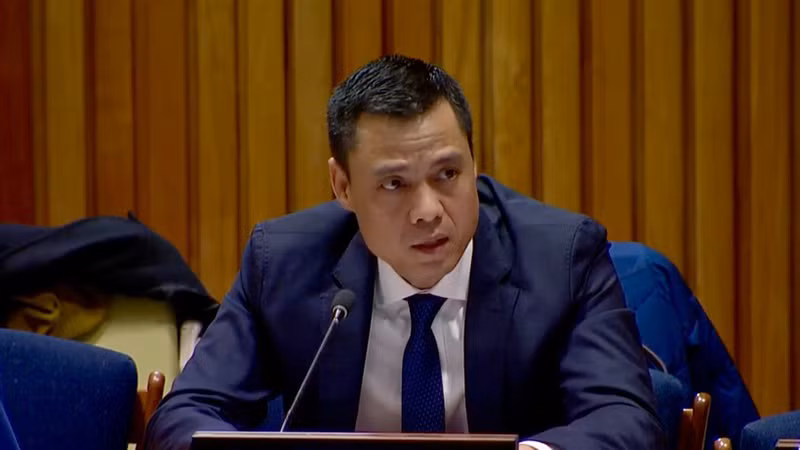 Глава постоянной миссии Вьетнама при ООН, Посол Данг Хоанг Жанг. Фото: ВИА