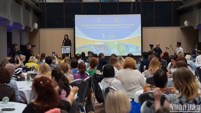 Презентации туризма Вьетнама в России. Фото: Суан Хынг