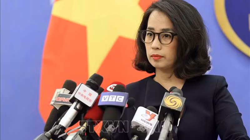 Официальный представитель МИД Вьетнама Фам Тху Ханг. Фото: ВИА