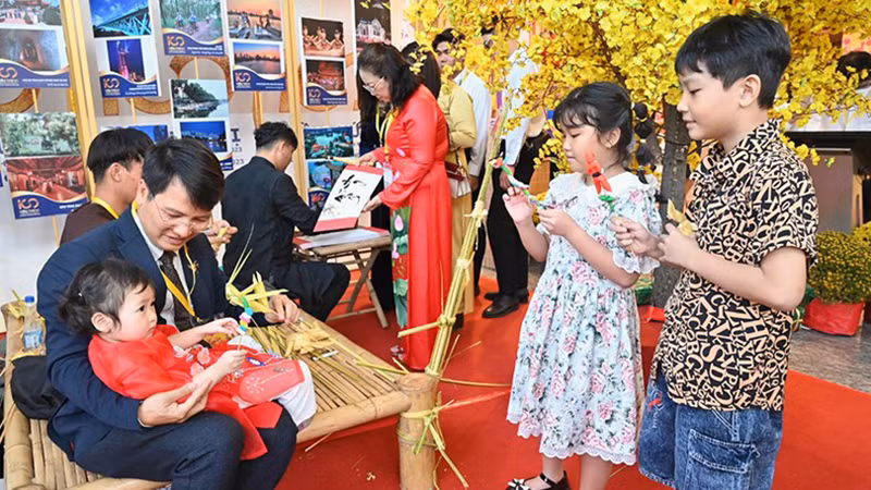 Вьетнамское тэтское пространство в рамках программы. Фото: Куок Тхань