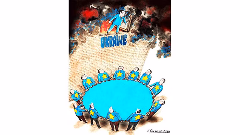 Карикатура Казаневского