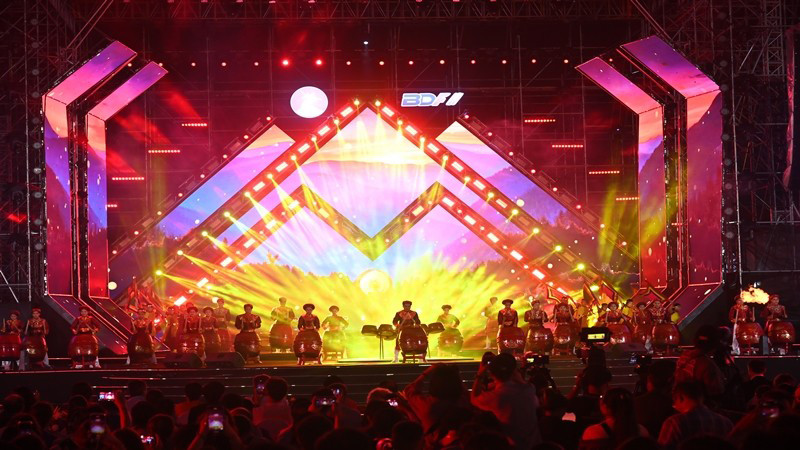 Художественный номер на церемонии открытия «Amazing Binh Dinh Fest 2024».