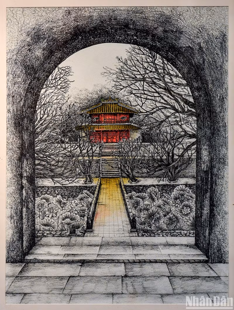 Работа «Золотой век» автора Нгуен Тхи Лан выиграла поощрительный приз.