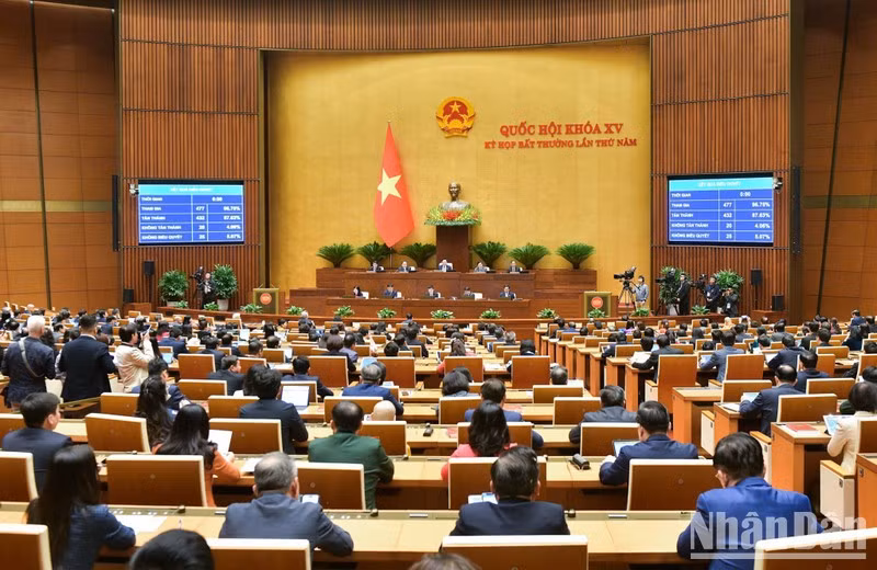 Последний рабочий день 5-й внеочередной сессии НС. Фото: Зюи Линь