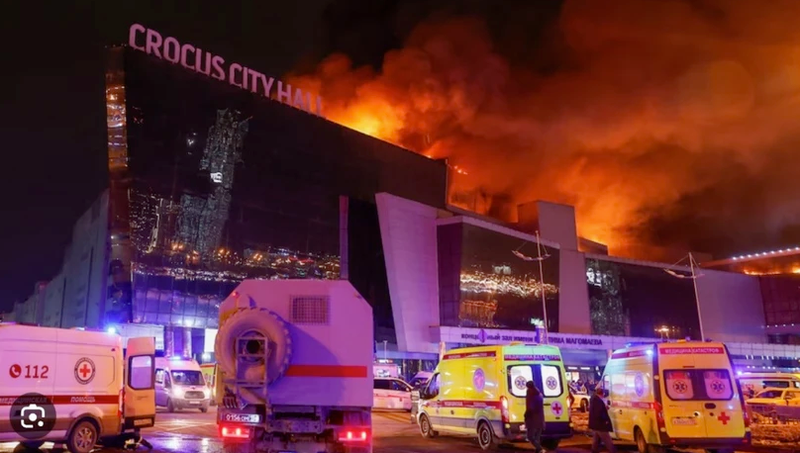«Крокус сити холл» в Красногорске. Фото: BNE/ВИА