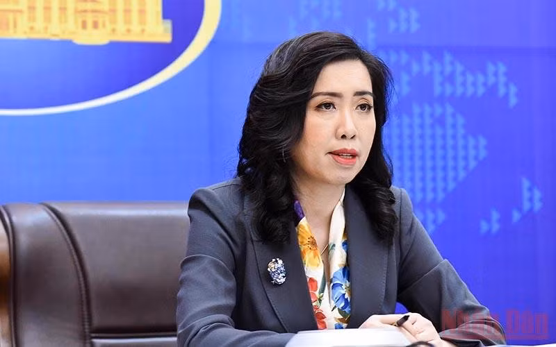 Заместитель министра иностранных дел Вьетнама Ле Тхи Тху Ханг.
