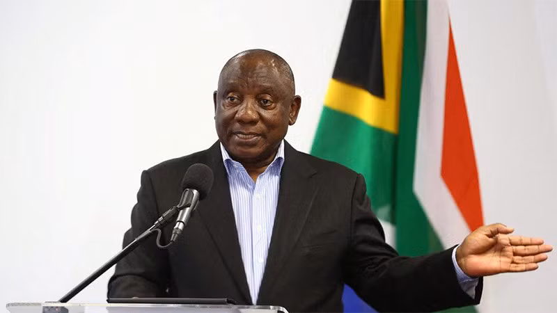 Президент Южно-Африканской Республики Сирил Рамафоса. Фото: Рейтер