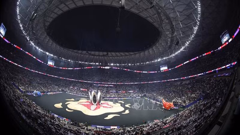 Церемонии открытия Кубка Азии 2023 года. Фото: AFP/ВИА