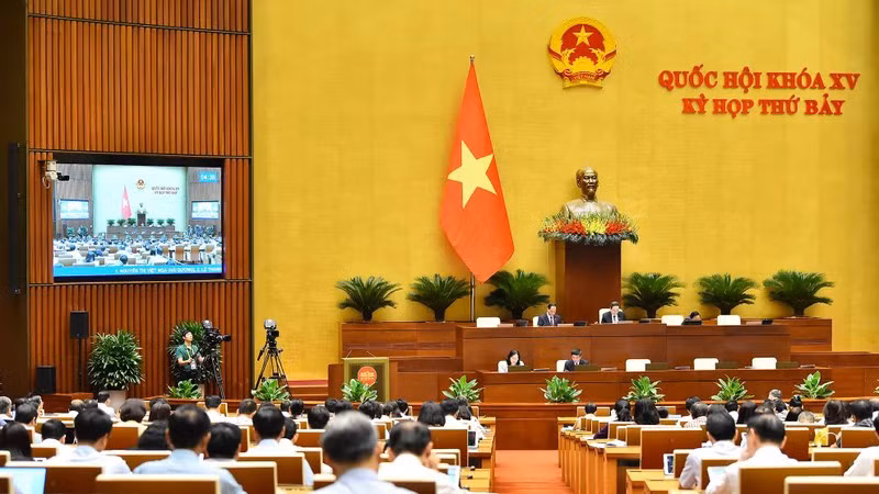 Общий вид заседания в зале. Фото: Тхюи Нгуен