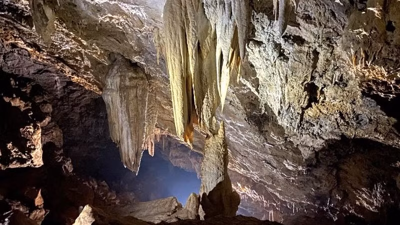 Недавно обнаруженная пещера. Фото: Экспедиционная команда