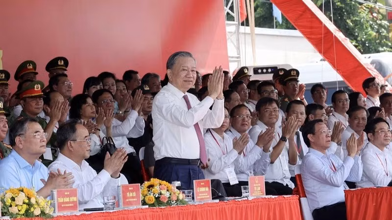Президент То Лам на мероприятии. Фото: ВИА