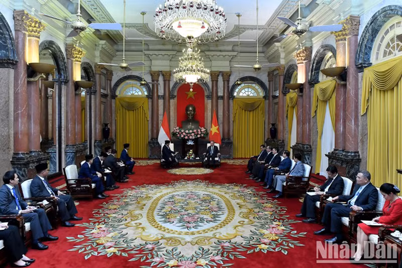 Общий вид приема. Фото: Данг Кхоа