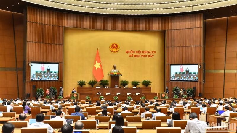 Общий вид заседания 24 июня. Фото: Данг Кхоа