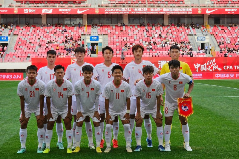 Стартовый состав сборной U19 Вьетнама.