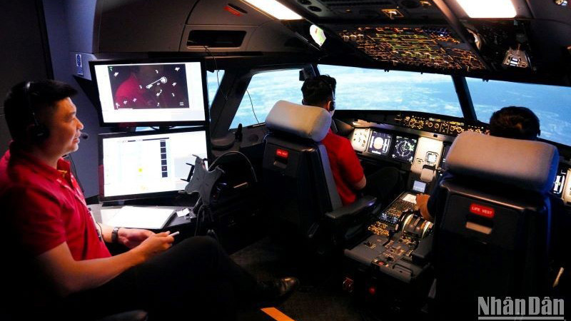 Обучение пилотов в Авиационной академии Vietjet.