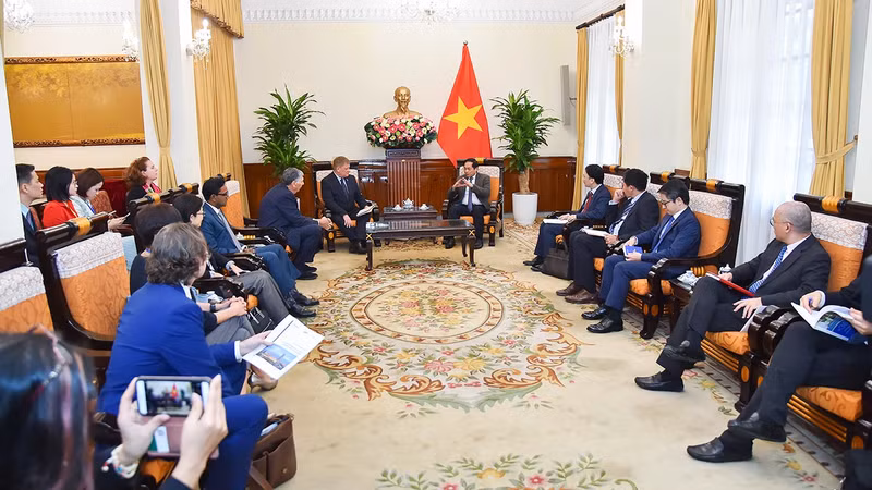 Общий вид приема. Фото: МИД Вьетнама