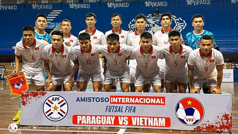 Сборная Вьетнама по футзалу. Фото: Федерация футбола Вьетнама