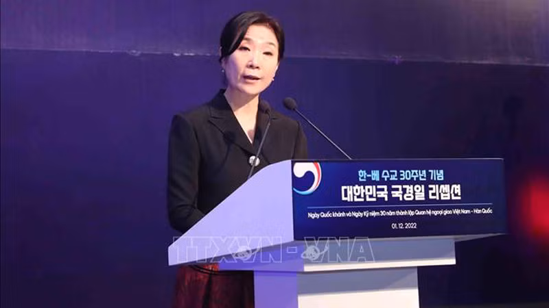 Посол Южной Кореи во Вьетнаме О Ен Чжу. Фото: ВИА