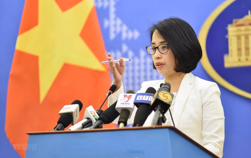 Заместитель пресс-секретаря МИД Фам Тху Ханг. Фото: ВИА