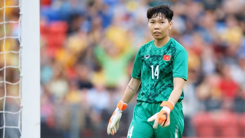 Вратарь Чан Тхи Ким Тхань. Фото: Getty