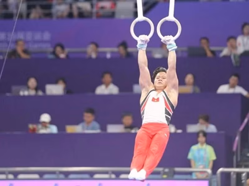 Спортсмен Нгуен Ван Кхань Фонг. Фото: Газета «Лаодонг»