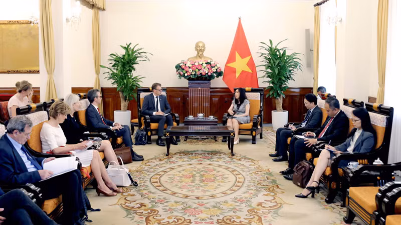 Общий вид приема. Фото: МИД Вьетнама