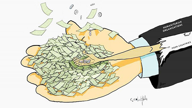 Карикатура Рашида Алсамей