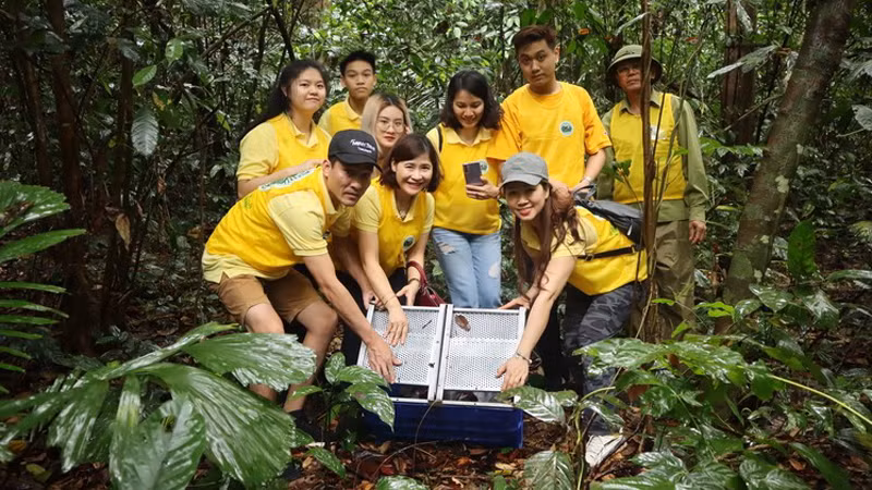 В парке проходят многие экологические мероприятия, в том числе выпуск диких животных обратно в природу.