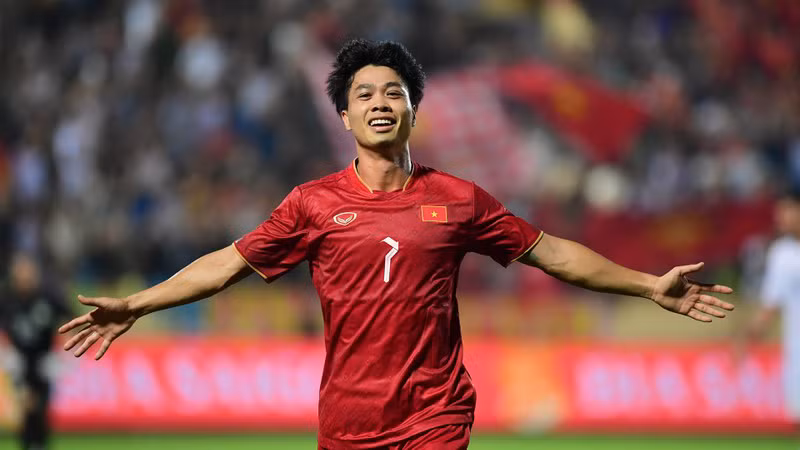 Конг Фыонг забил гол на 62-й минуте. Фото: Зыонг Тхуат