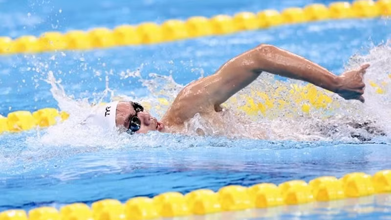 Пловец Нгуен Хюи Хоанг. Фото: ВИА