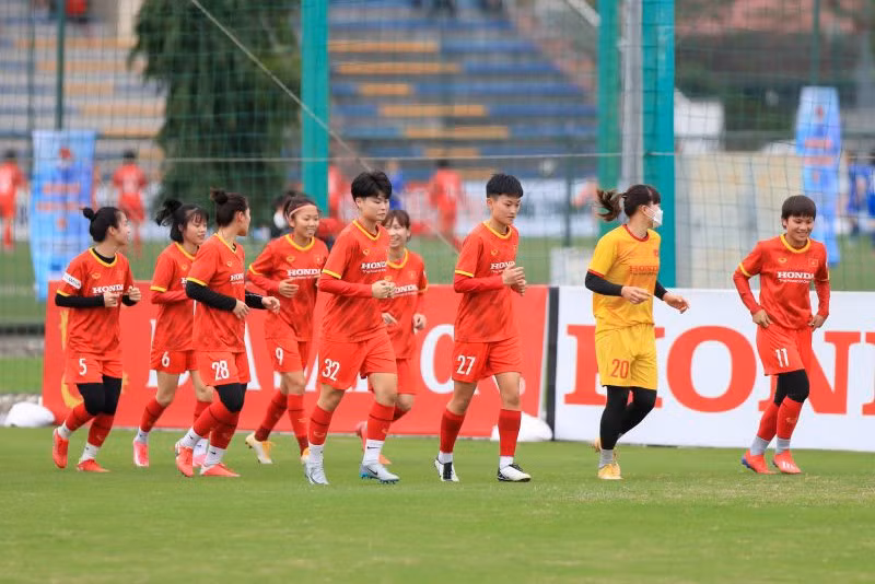 Женская сборная Вьетнама по футболу. Фото: Федерация футбола Вьетнама