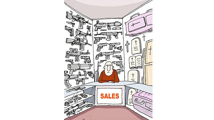 Карикатура Альфредо Мартирена