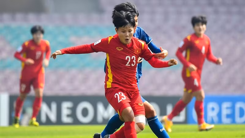 Полузащитница Нгуен Тхи Бить Тхюи.