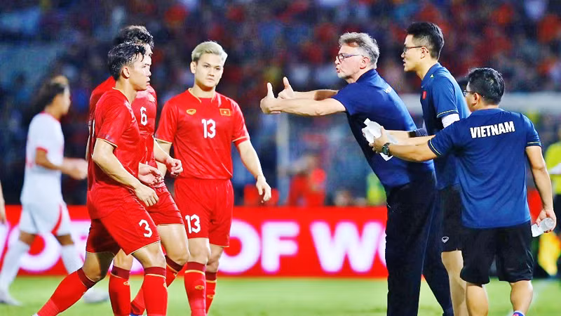 Сборная Вьетнама соревнуется в одной группе с командами Филиппин и Ирака. Фото: Федерация футбола Вьетнама