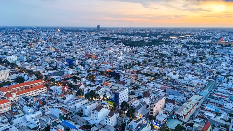 Угол уезда Нинькиеу (город Кантхо). Фото: ВИA