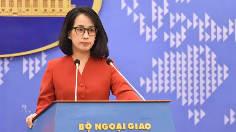 Официальный представитель МИД Вьетнама Фам Тху Ханг. Фото: МИД Вьетнама