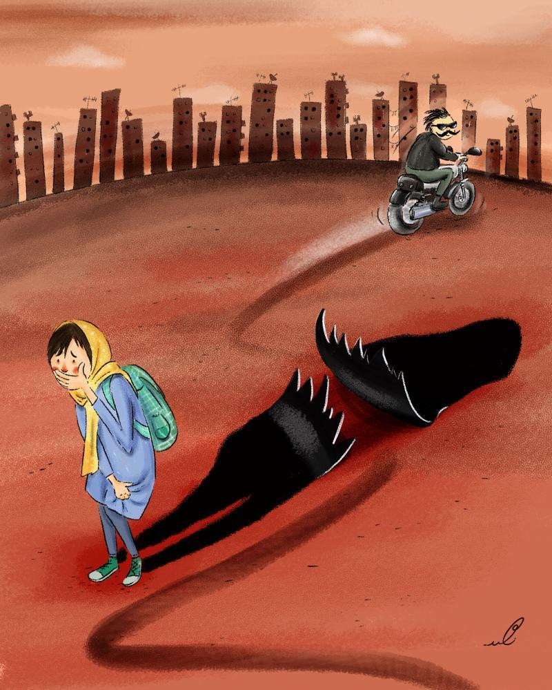 Карикатура Нахида Замани