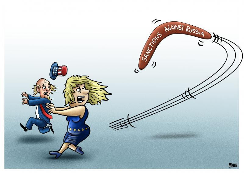 Карикатура Мигеля Мадригала
