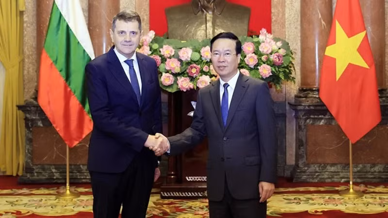 Президент Во Ван Тхыонг принимает Посла Болгарии. Фото: ВИА