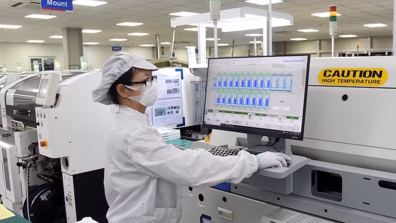 Производство электронных компонентов компании Bumjin Electronics Vina со 100% южнокорейским инвестиционным капиталом.