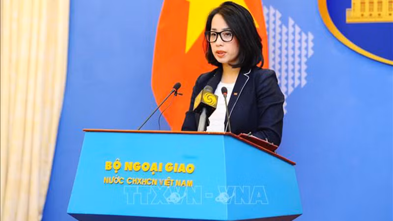 Официальный представитель Министерства иностранных дел Вьетнама Фам Тху Ханг. Фото: ВИА