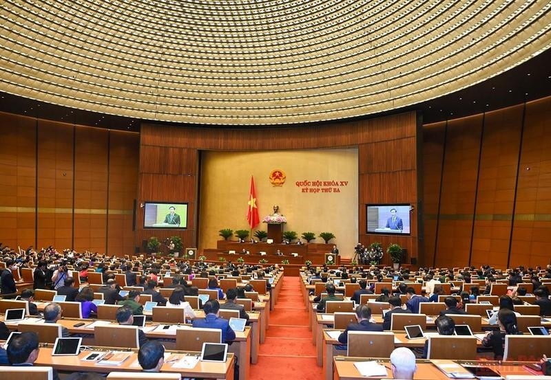 Общий вид 3-й сессии Национального собрания XV созыва.