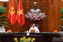 Премьер-министр Фам Минь Тьинь на совещании с Рабочей группой по обеспечению энергетической безопасности.