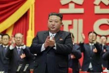 Генеральный секретарь, Председатель Государственного совета КНДР Ким Чен Ын на IX съезде Трудовой партии Кореи, 23 февраля 2026 года. Фото: KCNA
