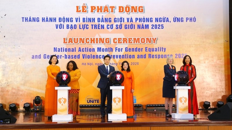 Церемония запуска Месяца действий ради гендерного равенства 2025 года. Фото: VGP