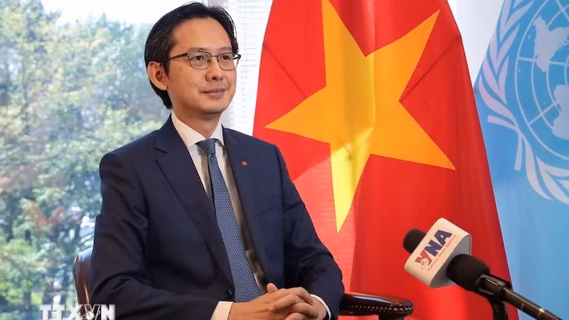 Глава постоянной миссии Вьетнама при ООН, Посол До Хунг Вьет. Фото: ВИА