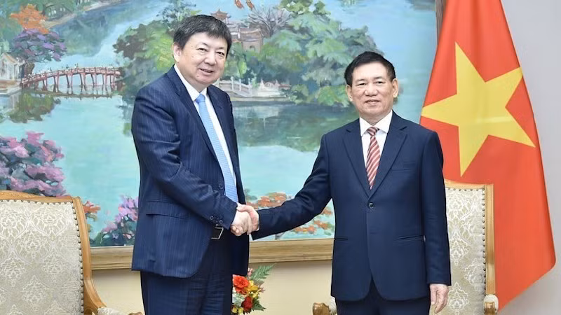 Вице-премьер Хо Дык Фок и председатель Совета директоров корпорации CDG. Фото: VGP