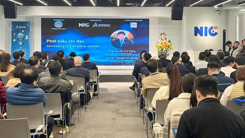 Вице-премьер Нгуен Тьи Зунг выступает на мероприятии. Фото: VGP