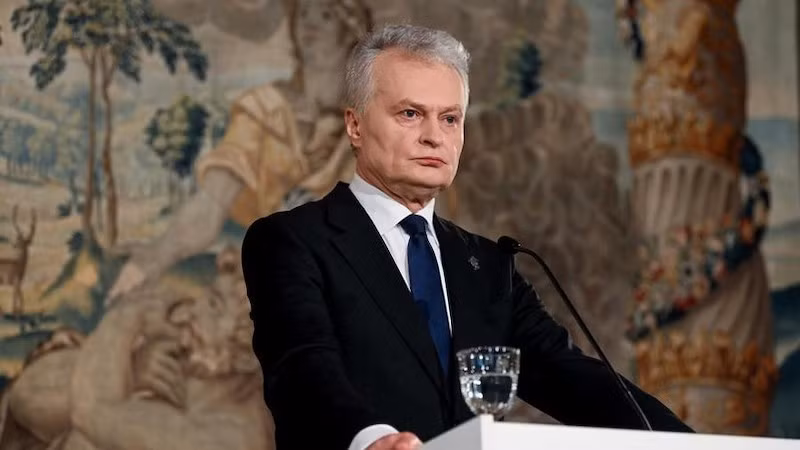 Президент Литвы Гитанас Науседа. Фото: Синьхуа