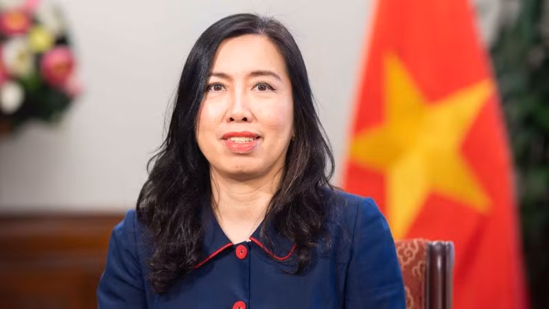 Замминистра иностранных дел Ле Тхи Тху Ханг. Фото: baoquocte.vn